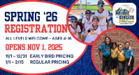 Spring 2026 Registration NOW OPEN!
